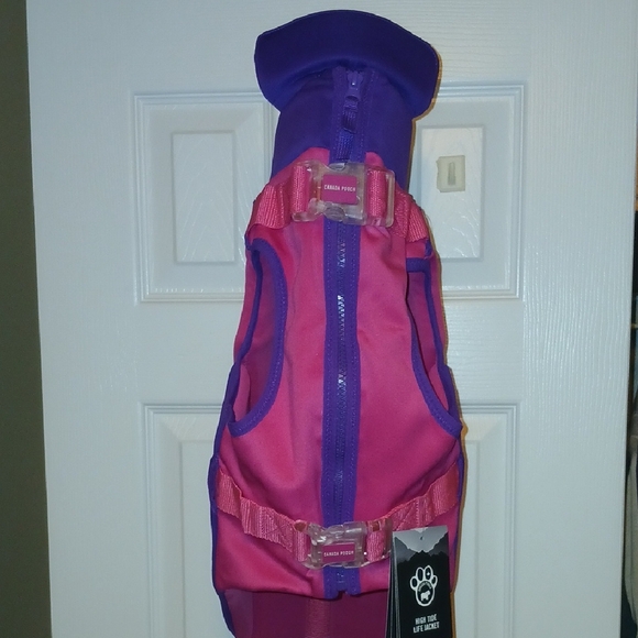 NWT Canada Pooch High Tide, High Visibility Dog Life Vest - Picture 4 of 7